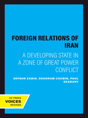 cover image of The Foreign Relations of Iran